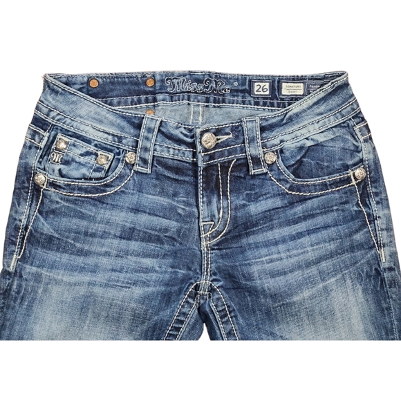 Miss Me Signature Boot Cut Jeans Size 26 - Picture 4 of 11